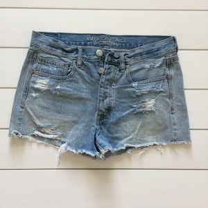 American Eagle high waisted jean shorts